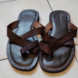 Mercanti Florentini Sandals Mens 8 Brown